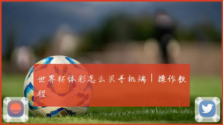 世界杯体彩怎么买手机端｜操作教程
